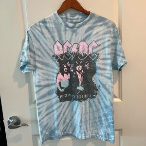 AC/DC Highway To Hell Graphic Band Tee Blue
Tie Dye